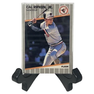 Fleer Cal Ripken Jr. 1989 Tarjeta de béisbol #617 ENVÍO GRATUITO - Imagen 1 de 2
