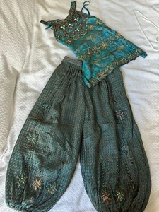 Girls Salwar Kameez Patiala, Size 24, Party wear, blue - Picture 1 of 3