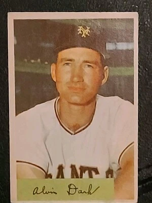 1954 BOWMAN AL DARK NEW YORK GIANTS #41 VG/EX Nice Corners, Vibrant Colors - Image 1 of 4