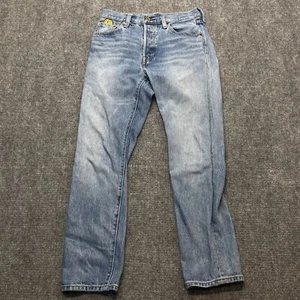 Jeans Levis 501 Premium Uomo 28x30 Super Mario Edizione Limitata Denim Ricamato - Foto 1 di 20