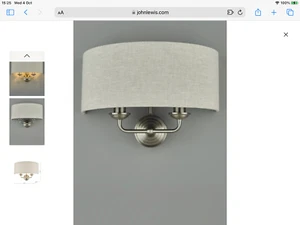 Laura Ashley Sorrento Wall Light - Picture 1 of 3