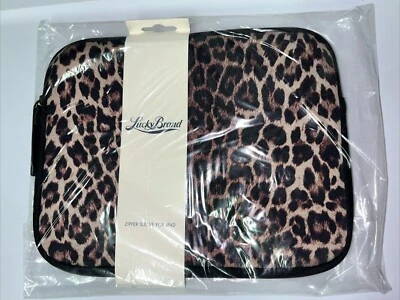 LUCKY BRAND Leopard Print ZIP SLEEVE IPAD TABLET CASE NEW - Image 1 of 3