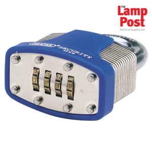 Draper 64158 48 mm Combinación de 4 números Candado de acero laminado Draper 64158 48 mm - Imagen 1 de 3