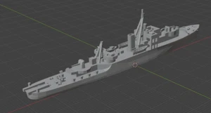 1:2400 Hr.Ms. Johan Maurits van Nassau - River Class Frigate - Foto 1 di 3