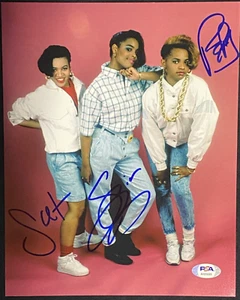 Salt n Pepa Spinderella Hip Hop Group Signed Auto 8x10 Photo ~ PSA Full Letter - Picture 1 of 6