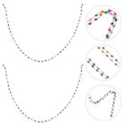 Evil Eye Pendant Necklace - Multicolor Turkish Bead Chain-TB