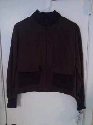 Chaqueta Blazer NORTON VIEW MCNAUGHTON NUEVA CON ETIQUETAS Mujer 4P Marrón Elastizada Cremallera Frontal Foto 1 de 4