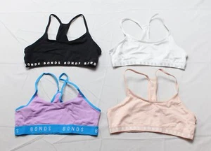 Bonds Girl's 4 Pack Hipster Pullover Scoop Crop TS8 Multicolor Size 8/10 NWT - Picture 1 of 12