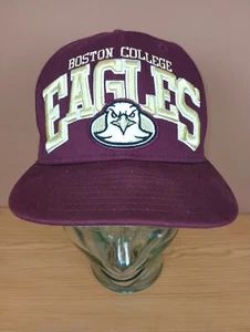 Vintage New Era BOSTON COLLEGE EAGLES (Adjustable Snap Back) Cap MAROON - Picture 1 of 14