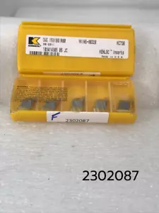 DWG 1591861 R00 KC730 New Full Package of 5 Kennametal Tungsten Carbide Inserts - Picture 1 of 6