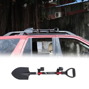 For Land Rover Freelander 2 07-15 Steel Roof Offroad Tool Shovel Bracket Holder - Picture 1 of 12