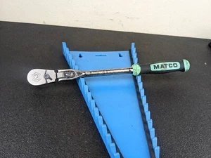 #bj861  Matco Tools TEAL BFR 128 NLFx Locking Flex Head Ratchet - Picture 1 of 24