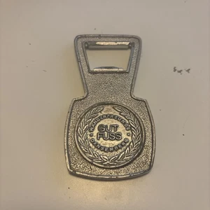 Vintage Wanderfreunde Gut Fuß Dansenberg 1987 Metall Flaschenöffner Jubilaum EUC - Bild 1 von 11
