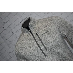 Camisa Pullover Eddie Bauer Para Hombres Talla Mediana Polar 1/4 Cremallera Camping Senderismo Gris - Imagen 1 de 6