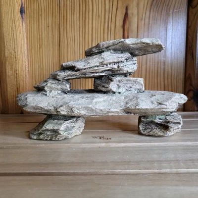 Estructura de roca artificial peces acuario decoración 6,5" alto 12" largo tanque decoración Foto 1 de 4