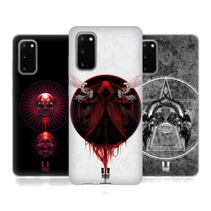 HEAD CASE DESIGNS GRIM SOFT GEL CASE FOR SAMSUNG PHONES 1 - Picture 1 of 10