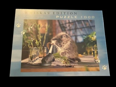 Rompecabezas Heye Whiskas Edition 1000 piezas gato sellado 2005 Foto 1 de 4