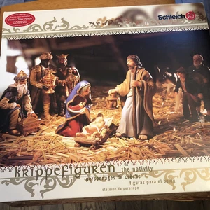 Schleich Krippenfiguren Set Krippenfiguren 2006 offener Karton nie benutzt - nicht mehr produziert - Bild 1 von 15