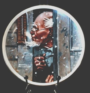 Vintage, Norman Rockwell, 6,5" Teller, "Cold Man Winter" exklusiv für IMM, - Bild 1 von 2