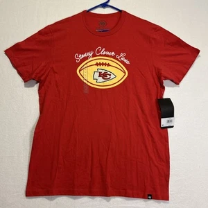 NFL Stoney Clover Lane ‘47 Brand Kansas City Chiefs Men's Large T Shirt $50 - Picture 1 of 9