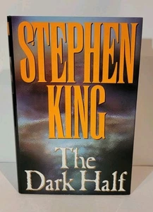 The Dark Half By Stephen King 1989 1st Edition Hardcover Book - Foto 1 di 7