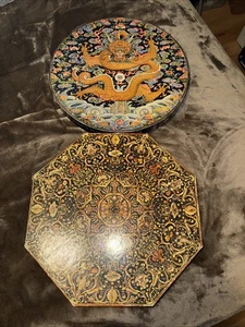 Vintage Springbok Jigsaw Puzzles Five-Clawed Dragon 500 pcs Circular Rare 1967 - Picture 1 of 8