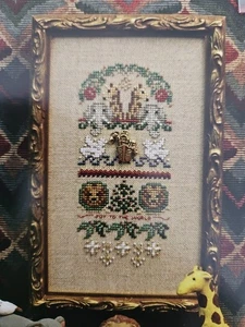 Just Nan JOYOUS ARK Counted Cross Stitch Pattern JN053 & Ark Charm Embellishment - Picture 1 of 4