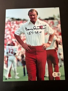 Barry Switzer Hot! signed autographed Oklahoma Sooners 8x10 photo Beckett BAS - Picture 1 of 1