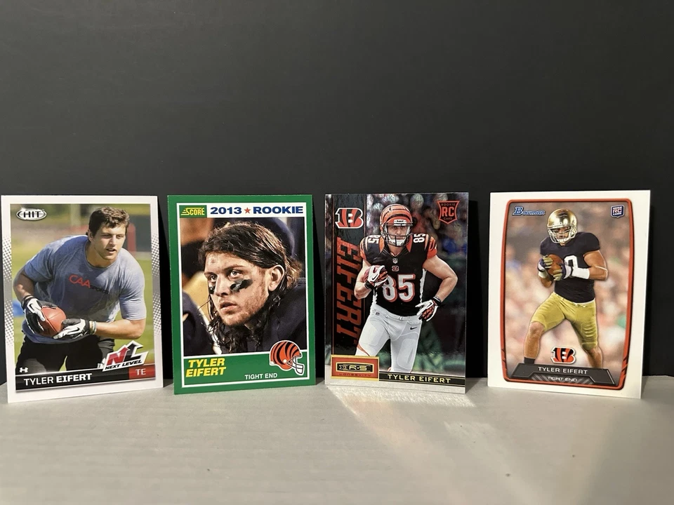 Tyler Eifert Rookie 4 LOT 2013 Bowman 170 Score 433 Longevity 194 Hit 65 FREESHP - Image 1 of 1