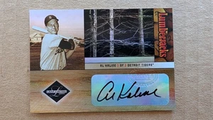 2004 Leaf Limited Lumberjacks AL KALINE AUTO SIGNED Card /100 Detroit Tigers bb - Bild 1 von 2