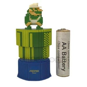 NINTENDO SUPER MARIO PEPSI TWIST BOTTLE CAP FIGURE SUPER LUIGI DOKAN - Picture 1 of 2