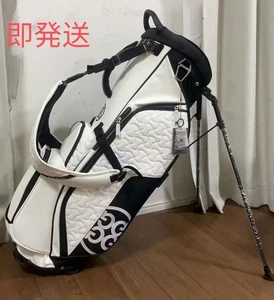 G/Fore Stand Golf Caddy Bag weiß 4-fach inkl. Abdeckung & Schultergurt Neu - Bild 1 von 9