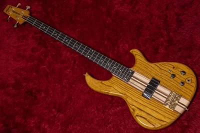 Electric Bass Guitar Aria Pro II SB-1000 OAK Natural S/N 25506085 with Gig Bag - Image 1 of 4