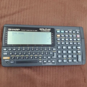 SHARP PC-G850V Pocket Computer Calculator BASIC C Programmable Vintage Japan F/S - Picture 1 of 17