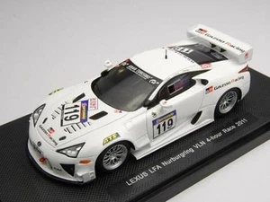 EBBRO 44631 1/43 LEXUS LFA Nurburgring Vln 4-hour 17th Classe Winner 2011 #119 - Foto 1 di 6