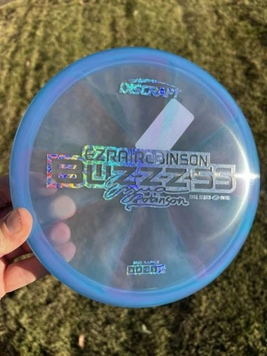Discraft Buzzz SS-Ezra Robinson Midrange Disc Golf 2025 Tour Series 177+ Blue - Image 1 of 4