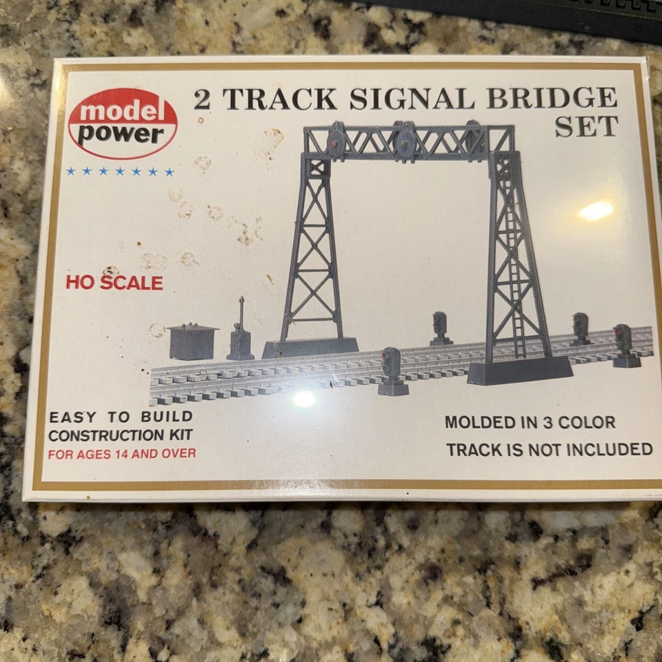 Model Power HO Kit 2 Track Signal Bridge 419  - Image 1 of 1