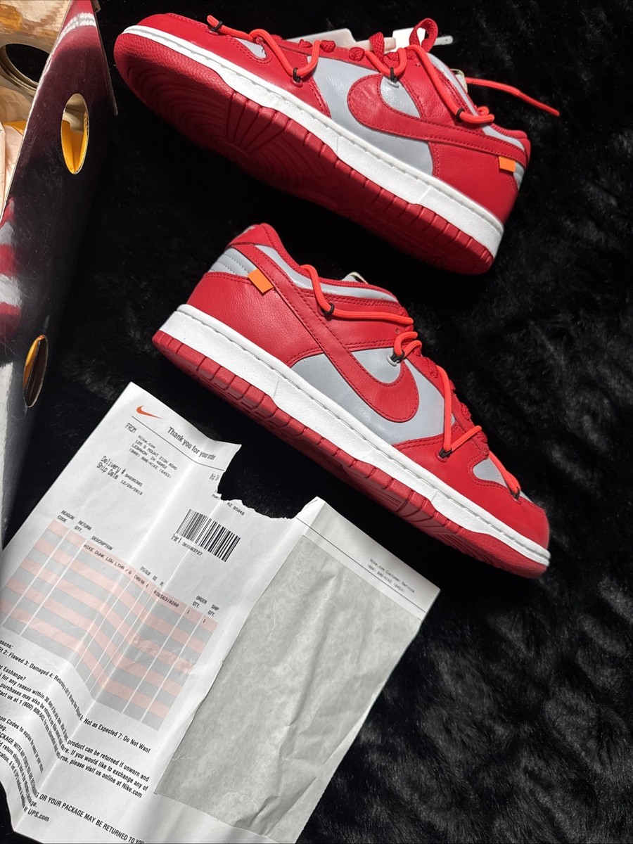 Nike Dunk Low x OFF-WHITE University Red 2019 for Sale Nike Dunk Low x OFF-WHITE University Red 2019 for Sale