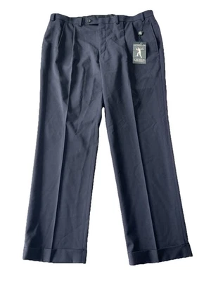Calça Ralph Lauren Ultraflex nova na caixa azul marinho plissada ajuste clássico tamanho 38x30 nova - Imagem 1 de 4