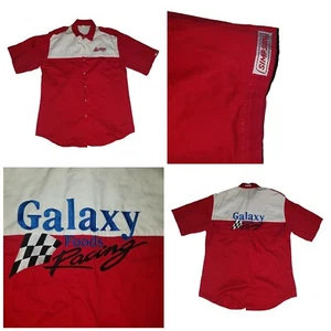 Camicia Vintage Galaxy Food Racing Pit Crew L - Foto 1 di 8