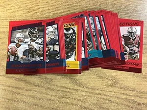 2016 Score Football Reflections Red Set (24)  LB02 - Picture 1 of 1