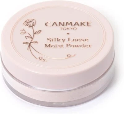 Canmake Silky Loose Moist Powder 01 Silky Beige Loose Powder Removes with Facial - Image 1 of 4