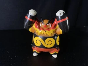 Vintage Emboar Pokemon Posable Soft Vinyl Figure 2010 Nintendo Bandai - Picture 1 of 5