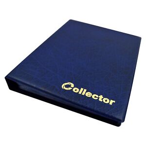 Collector Münz - Sammelalbum für 126 Verschiedene Münzen - Größen Album Blau