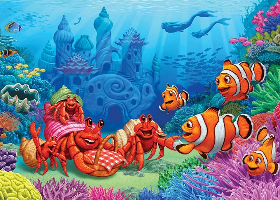Cobble Hill Clownfish Gathering 35 Piece Jigsaw Puzzle - Image 1 of 1