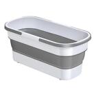Rectangular Mop Bucket Portable Plastic Washing Basin Home Cleaning Supplies
