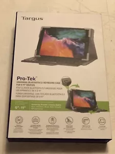 Targus THZ861US Pro-Tek Universal 9-11 Rotating Keyboard Case with Bluetooth - Picture 1 of 9