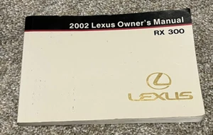 2002 LEXUS RX 300 OWNERS MANUAL OPERATORS USER GUIDE BOOK SET - Picture 1 of 6