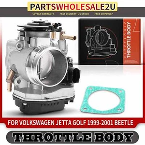 Throttle Body for Volkswagen Jetta Golf 1999-2001 Beetle 1998-2001 2.0L Petrol - Picture 1 of 9