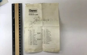 Daiwa Silvercast Spinning Reel Fishing Reel 208RI Parts list R64 - Picture 1 of 1